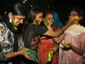 Holi celebration